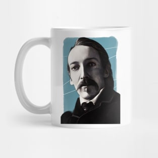 Scottish novelist Robert Louis Stevenson illustration Mug